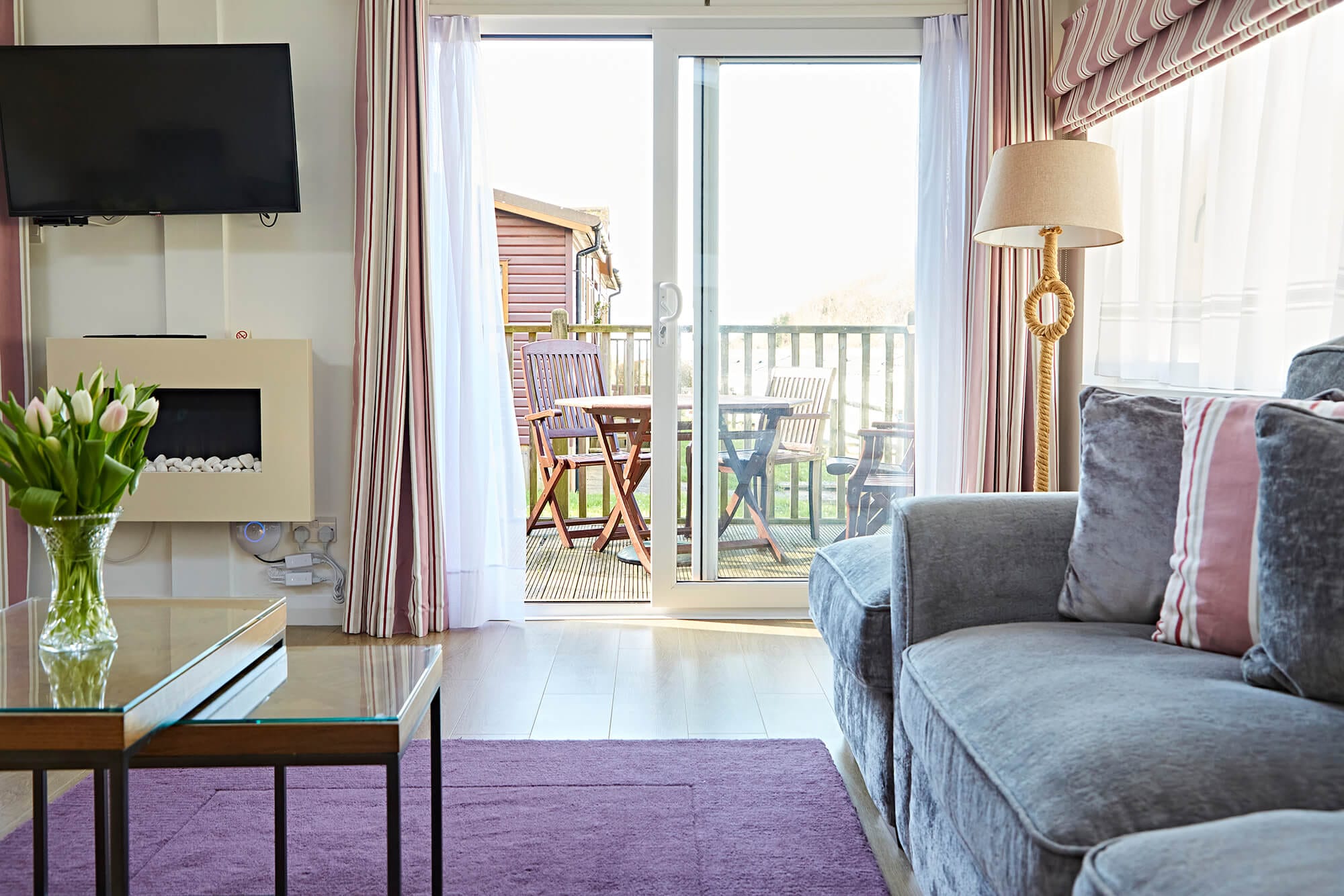 Bovisand Lodge heather Patio Door